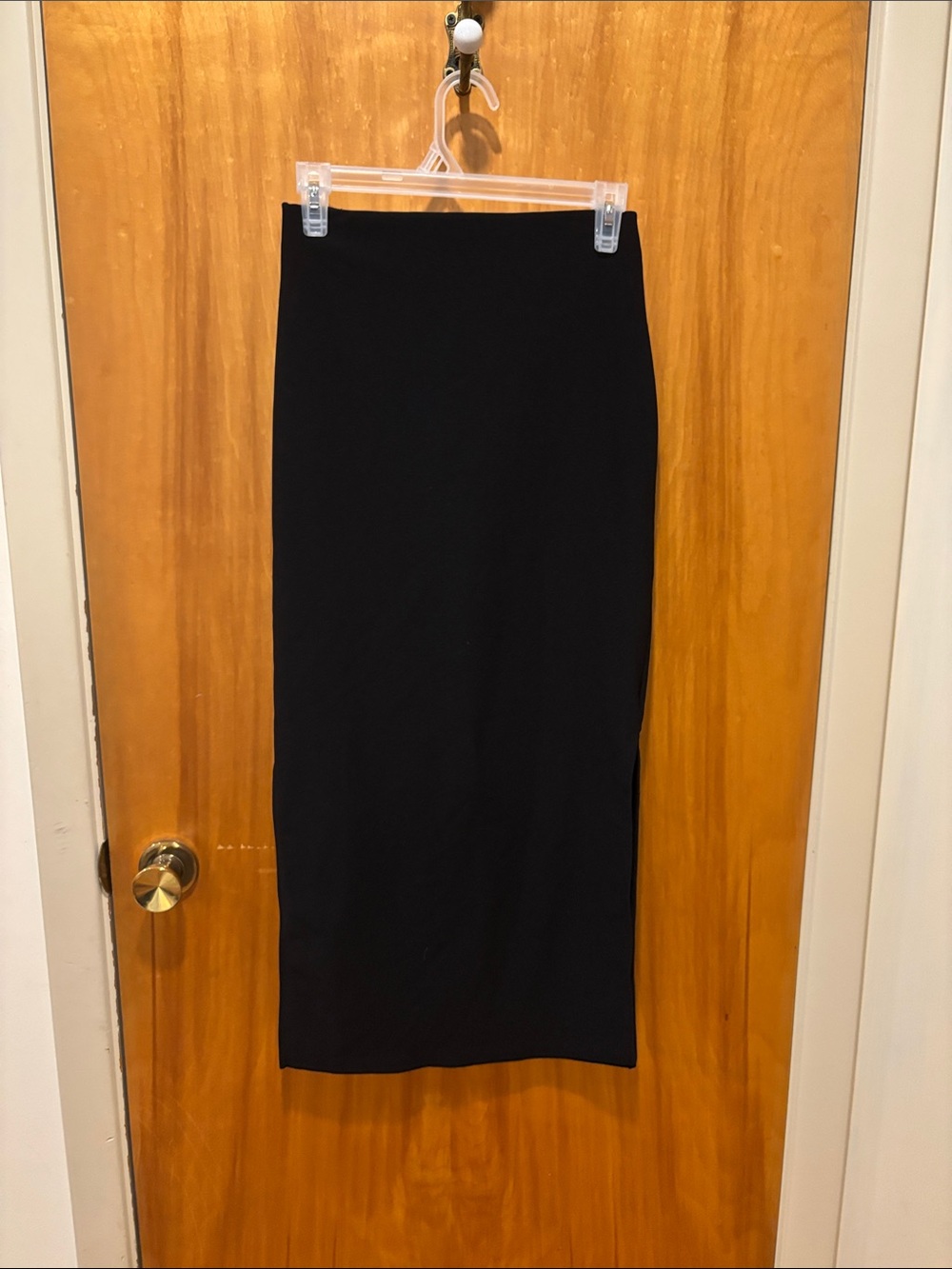 Necessary Objects Black Midi Pencil Skirt